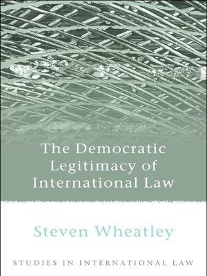 cover image of The Democratic Legitimacy of International Law